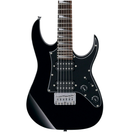 Ibanez GRGM21BKN 3/4 Size Mikro Electric Guitar - best guitar for beginners with small hands