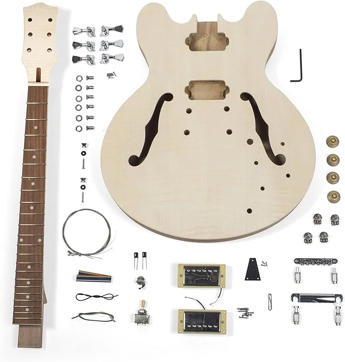 StewMac Build Your Own DIY 335-Style Electric Guitar Kit
